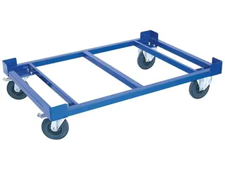 Onderwagen Eurobakken En Pallets Staal 1200x800mm 1000kg Ral5010 - 1