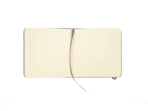 Schetsboek Kangaro 12x12cm heather purple PU HC 80 vel 140gr roomwit m