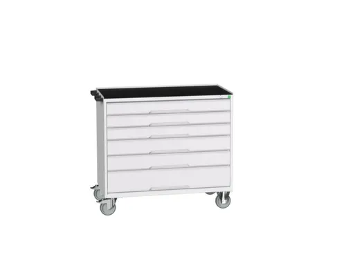 gereedschapswagen 965x1050x600mm antislipblad 6 laden RAL7035
