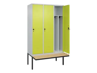 locker voor scheiding van kleding,HxBxD 2120x1200x815mm,3vak - 2
