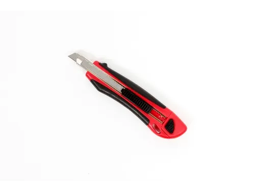 Snijmes IEZZY 9mm kunststof met ergonomische softgrip incl. 3 mesje