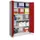 Ruime Vouwdeurkast 1950x1500x600mm 4legborden Ral7035 Front Ral3000