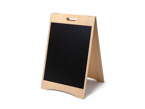 Krijtstoepbord Economy Houten A-Bord 55x82cm