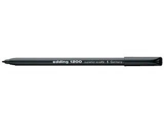 Fineliner edding 1200 zwart 0.5-1.0mm - 1