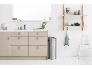Touch Bin New Recycle Afvalbak 23+10 Liter Mat Staal - 3