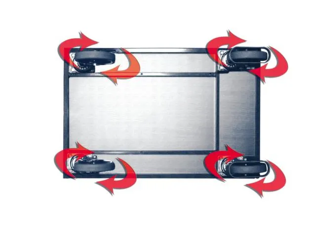 4zwenkwielen,v. transportwagen,rubber,Ø 200mm,meerprijs