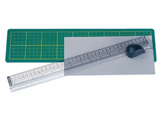 Snijliniaal Alco met mat 38x10cm snijvlak tot 33cm - 1
