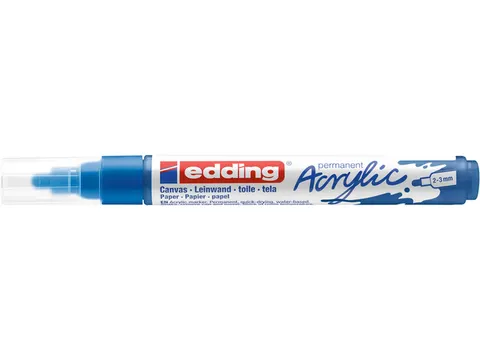 Acrylmarker edding e-5100 medium gentiaanblauw