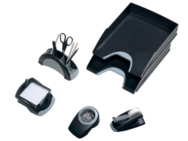 Distributeur de trombones Vegas noir 100 trombones inclus