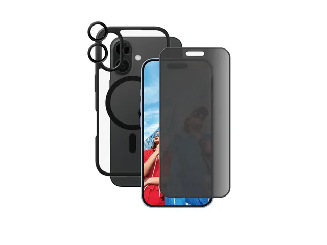 PanzerGlass | CARE by Flagship 3-in-1 Privacy Bundle iPhone 16,