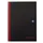 Notitieboek Oxford Black n' Red A4 96vel ruit 5mm zwart