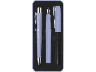 Balpen en Vulpen Faber-Castell Poly Pen in giftbox pale iris. - 2