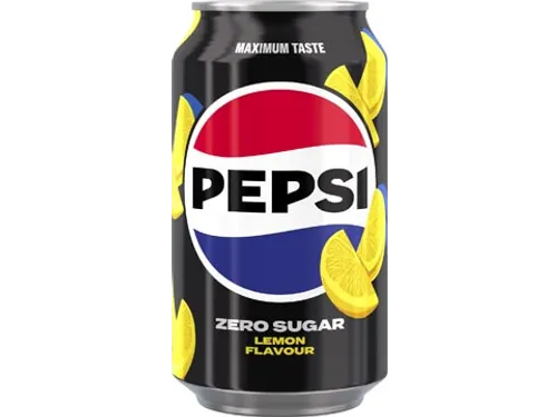 Zero Sugar Lemon frisdrank blik van 33 cl 24 stuks