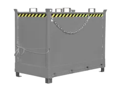 benne à fond ouvrant HxLxl 1445x1040x1845mm 2m³ Œillets de grue