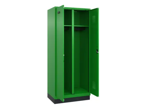 locker voor scheiding van kleding,HxBxD 1950x800x500mm,2vak