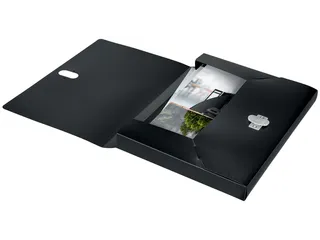 Documentenbox Leitz Recycle A4 PP zwart - 11