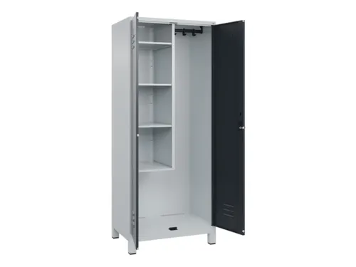 schoonmaakkast,HxBxD 1950x800x500mm,links 4vakken