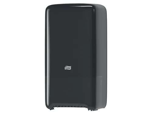 Tork 557508 T6 Toiletpapier Dispenser Twin Mid-size Elevation Zwart