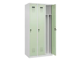 locker voor scheiding van kleding,HxBxD 1850x900x500mm,3vak - 1