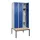 locker met bank,HxBxD 2120x900x815mm,3vak,vak B 300mm,draaigrendel