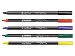 Brushpen edding 4200 porselein zwart - 7