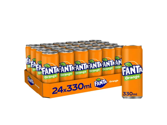 Frisdrank Fanta orange blik 330ml