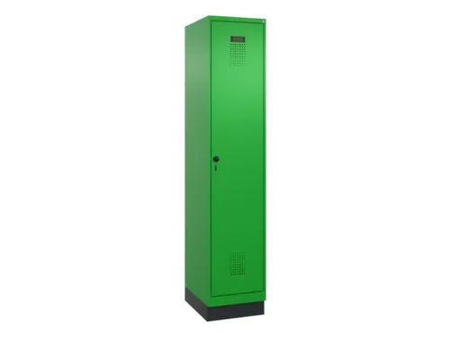 locker,HxBxD 1950x400x500mm,1vak,vak B 400mm,draaigrendel,sokkel