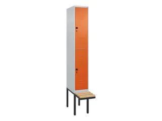Dubbeldekse dekenkist,HxBxD 2120x300x815mm,1x2vak.,vak B 300mm - 1