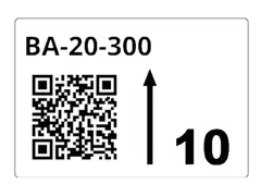 Brother LTZ12055FQR, Wit, Rechthoek, Universeel, 85 mm, 55 mm, 340 stu