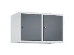 opzetkast,v. locker,2vak.,vak B 400mm,HxBxD 500x800x500mm,vleugeldeur