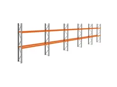 palletstelling,basis+4xaanbouw,HxBxD 3360x14100x750mm,vakl. 3000kg