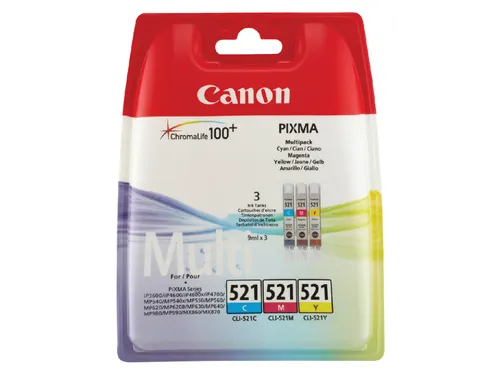 Canon CLI-521 Multipack Inktcartridge Kleur Voordeelset