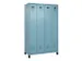 locker voor scheiding van kleding,HxBxD 1950x1200x500mm,4vak