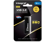 Integral Usb-Stick 3.0, 16Gb, Zwart