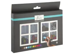 Craies et marqueurs pour vitres Nassau set 12 couleurs
