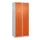 Z-garderobekast,HxBxD 1850x800x500mm,vak B 200/400mm,cil.-slot