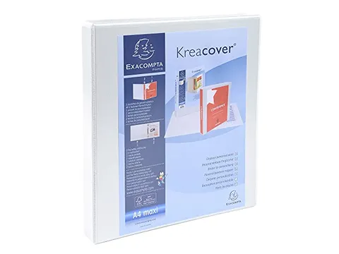 Exacompta Kreacover Ringband A4 Maxi 16 mm Wit Personaliseerbaar