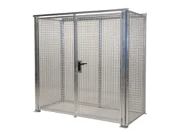 Gasflessendepot Voor 32 Gasflessen 2060x2100x1085mm Staal/draadgaas
