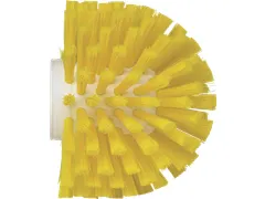 Brosse ronde à pas de vis 7035-6 jaune medium Ø135 mm