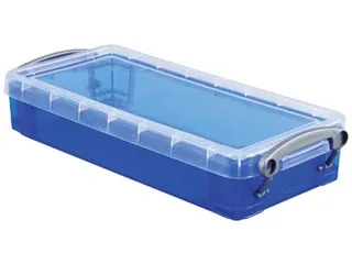 Opbergdoos 0,55 liter Transparant Blauw - 1