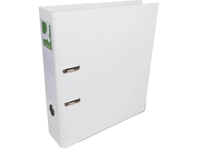Classeur à levier A4 PP 80mm blanc