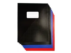 Schrift Kangaro A5 ruit 10mm 80pagina's 60gram 10 stuks assorti