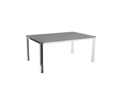 In hoogte verstelbaar bureau,HxBxD 720-840x1600x1000mm,MS-donkergrijs