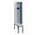 locker met bank,HxBxD 1950x300x815mm,1vak,vak B 300mm,cilinderslot
