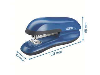 Nietmachine Rapid F16 Halfstrip 20vel 24/6 blauw - 2