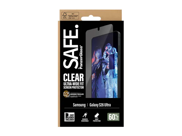 PanzerGlass SAFE. by Screen Protector Samsung Galaxy S26 Ultra | Ul