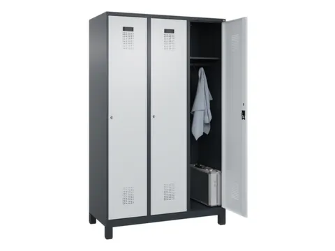 locker,HxBxD 1950x1200x500mm,3vak,vak B 400mm,cil.-slot,voeten