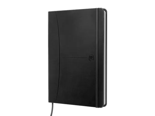 Notitieboek Oxford Signature A5 lijn 80vel zwart