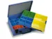 Assortimentskoffer Plaatstaal 15boxen Polystyrol 118x340x240mm Ral5007