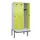 locker met bank,HxBxD 2120x900x815mm,3vak,vak B 300mm,draaigrendel